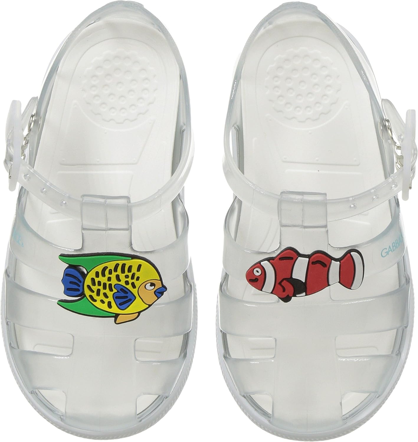 mens jelly sandals clear