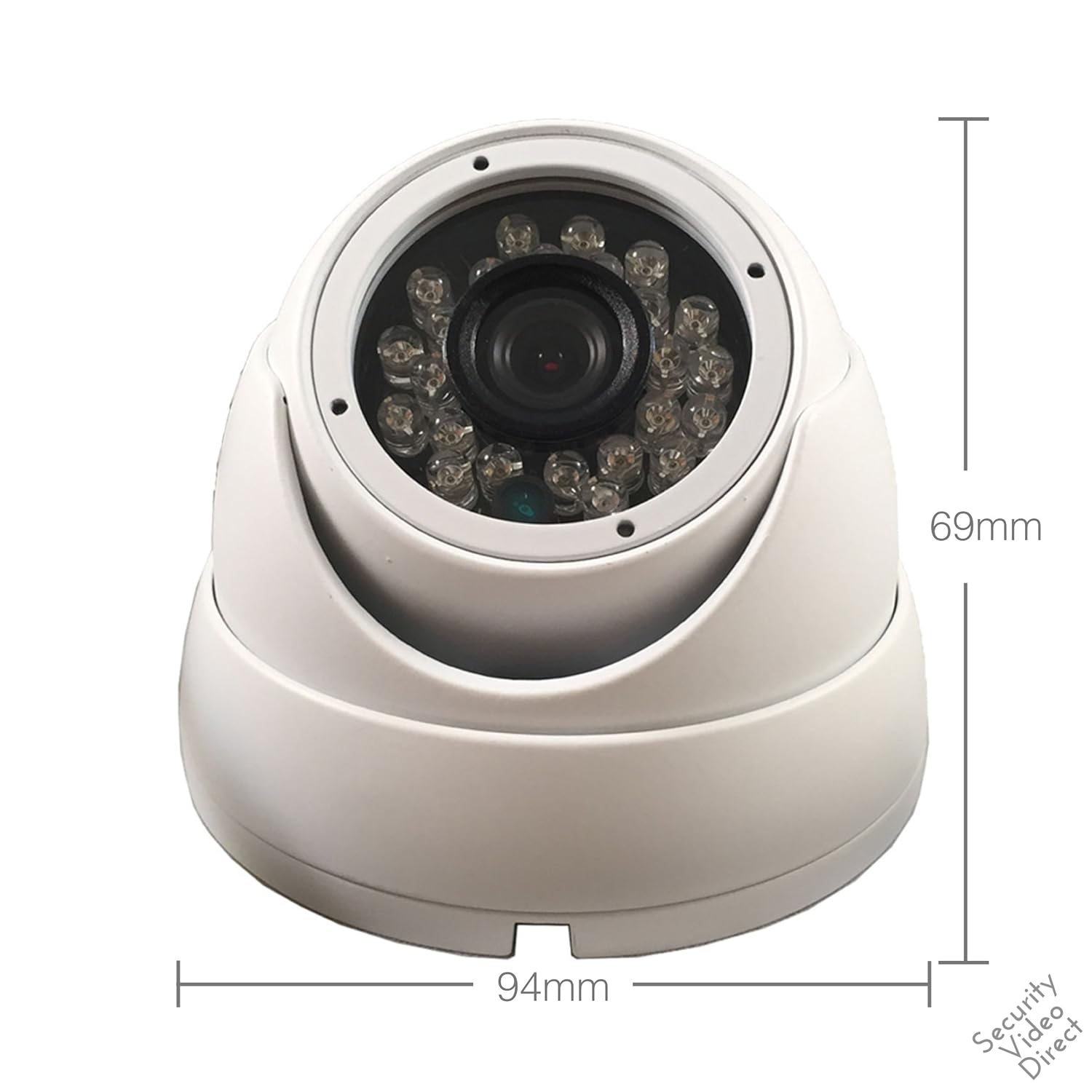 2.1 Megapixel 1080P HDTVI 65' IR Outdoor Dome 3.6mm Smart IR Security Camera W 679845004117 eBay