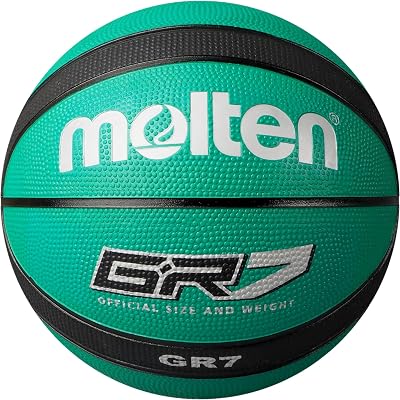 Molten GR Premium Rubber Basketball Size 7 Green Black Indoor Outdoor