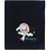 Disney Toy Story Outta This World Blue Appliqued Super Soft Baby Blanket