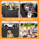 JOEJOY Dog Car Seat Cover Hammock Back Seat with Mesh Window Side Protection view 8