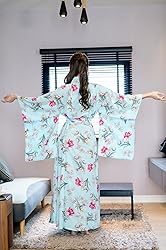 Na'Rak Women's Kimono Robe, Yukata Style Long Soft