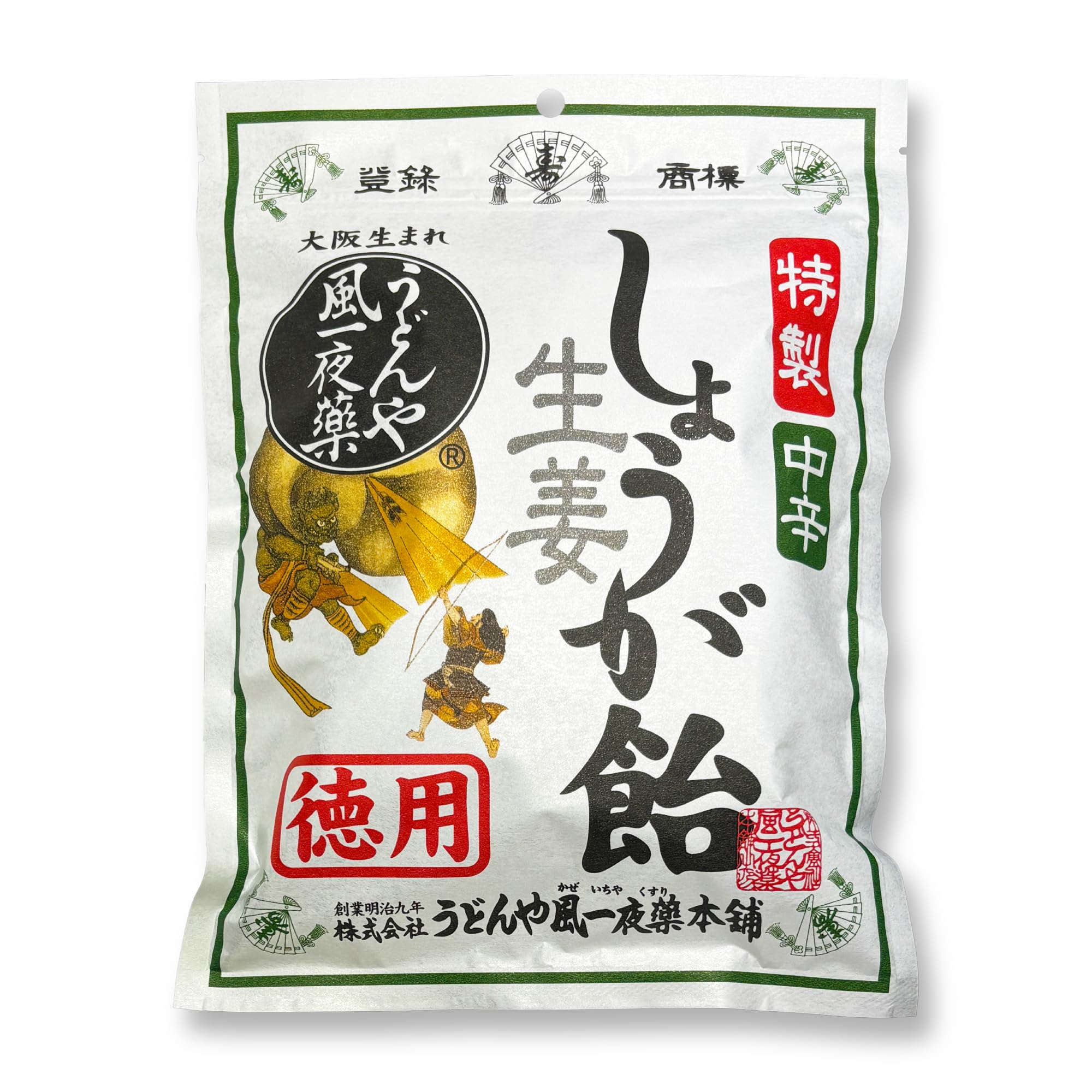 うどんや風一夜薬本舗 特製しょうが飴(中辛)徳用 230g商品画像