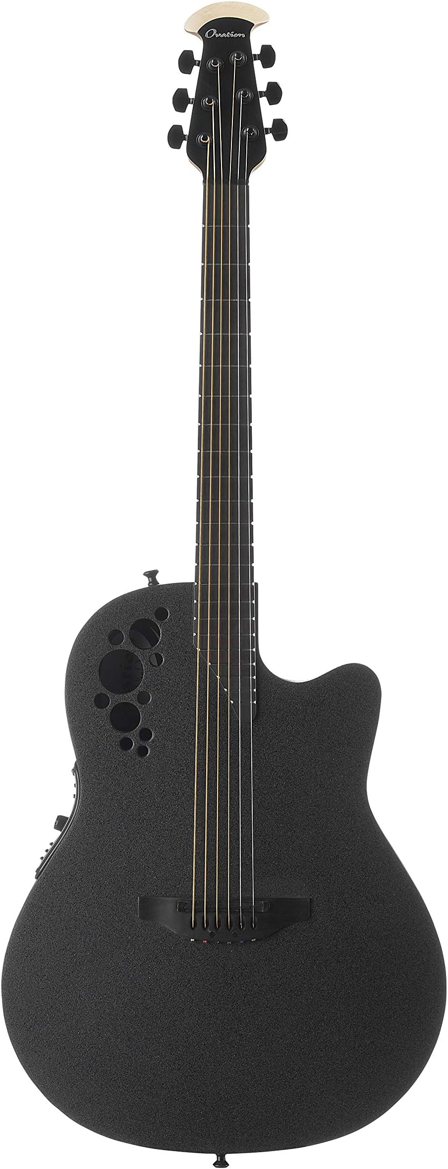 Ovation Elite T 1868TX Acoustic-electric Guitar, Black