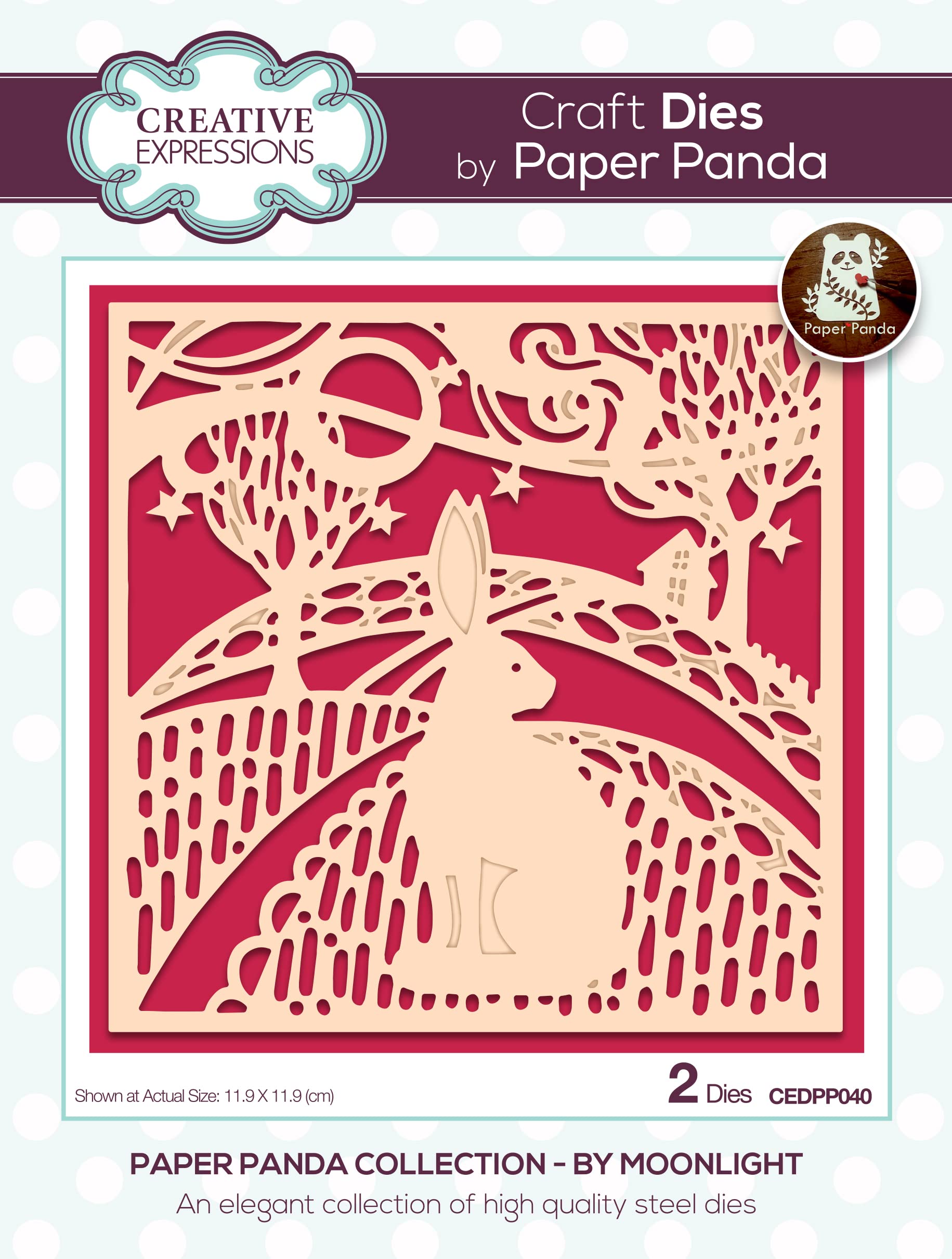 Paper Panda - by Moonlight - Craft Die