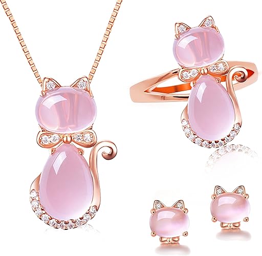 Uloveido Mignon Fille Rose Clair Chat Collier Boucles D Oreilles Et Bague Ensemble Simule Opale Oeil De Chat Animal Bijoux Ensemble Y427 Amazon Fr Bijoux Uloveido Mignon Fille Rose Clair Chat Collier Boucles D Oreilles Et Bague Ensemble Simule Opale Oeil De Chat Animal Bijoux Ensemble Y427 Amazon Fr Bijoux