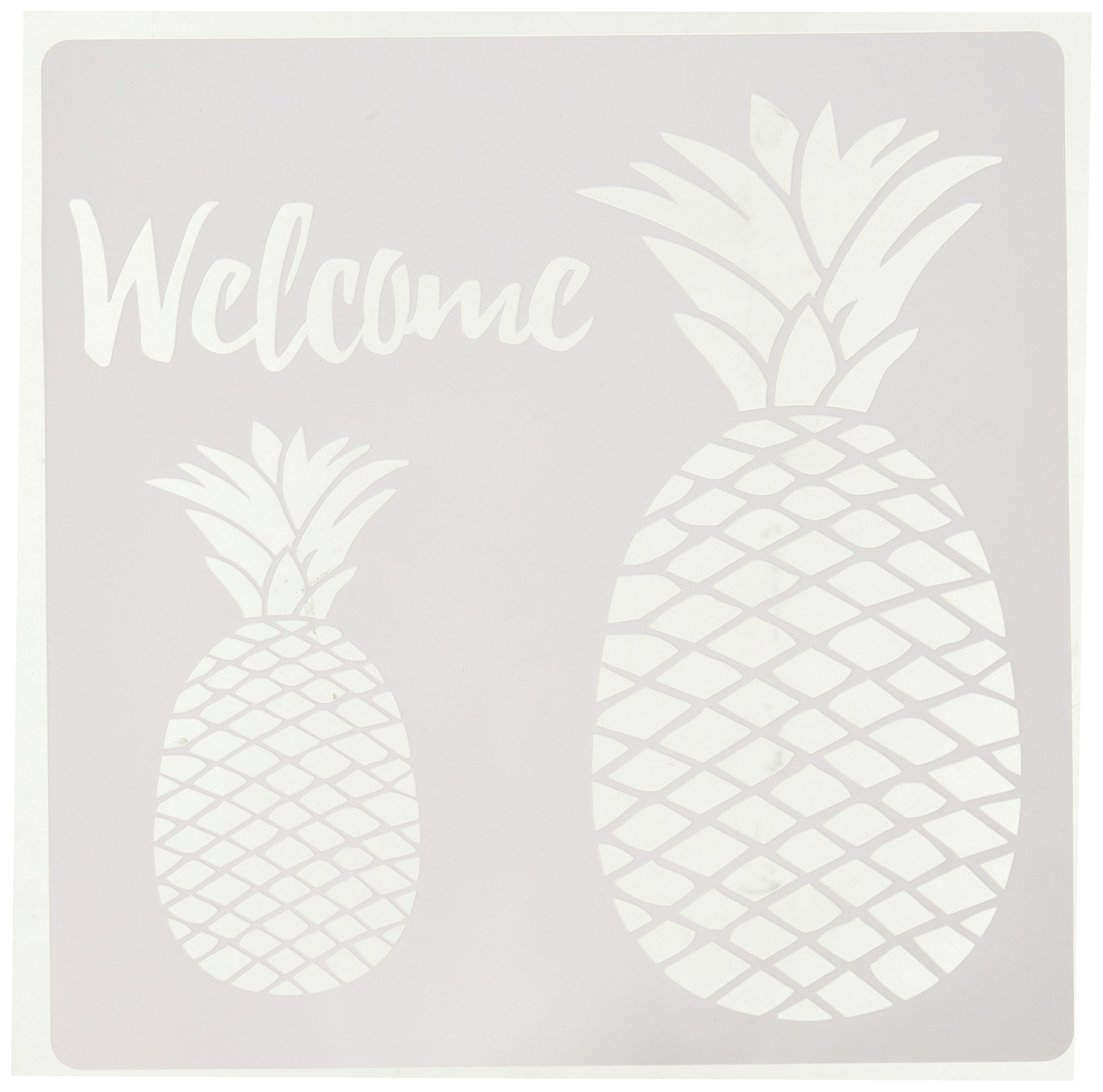 Buy Momenta Pineapple Adhesive Fabric Stencil Online at desertcartUAE