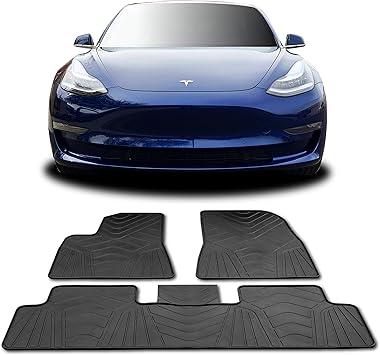 Amazon Com T1a Trubuilt 1 Automotive 1 Tesla Model 3 Floor Mats