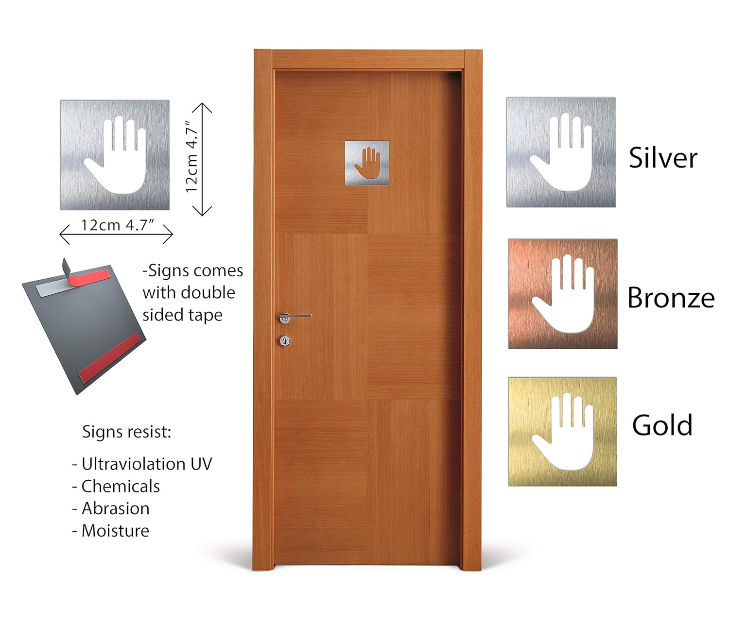 4 Cartelli Scorrevoli Per Privacy - Occupato/Libero - Adesivi Per Ufficio, Bagno, Sala Conferenze