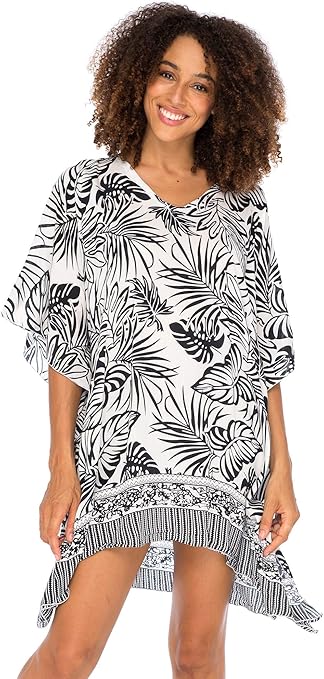 white boho beach cover up