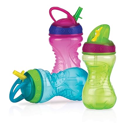 Nûby Easy Grip Becher aus Polypropylen 300 ml (farblich sortiert)