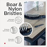 Olivia Garden Fingerbrush Combo Small Hair Brush Boar Nylon Bristles view 6