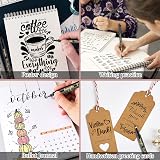 Surcotto 6 Pack Calligraphy Pens Set for Beginners Black Ink view 5