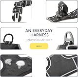 HEELE Reflective Dog Harness with Padded Handle, No-Pull, 2 Leash Rings, Size L view 7