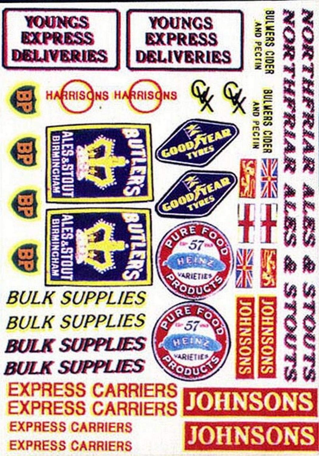 Langley Models Lorry decals set 2 Waterslide Transfers OO Scale Decals T4 Amazon.co.uk