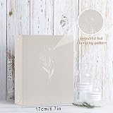Lanpn Photo Album A5 50 Photos Linen Cover Beige 15x21cm Portrait view 2