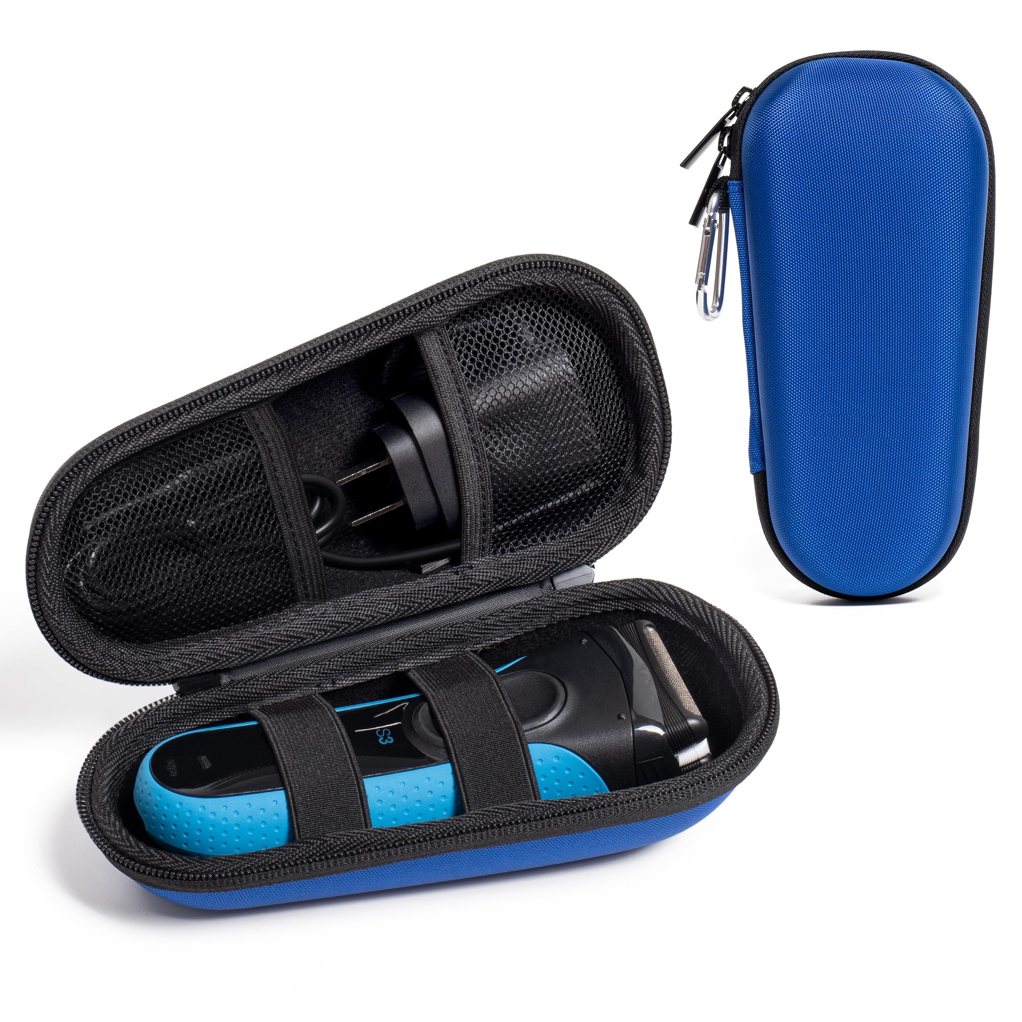 seplouis Electric Shaver Travel Case for Braun Series 3, 5, 7, 9 Electric Shavers, Blue