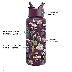 Simple Modern Harry Potter Water Bottle with Straw