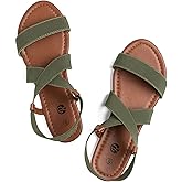Rekayla Flat Elastic Sandals for Women