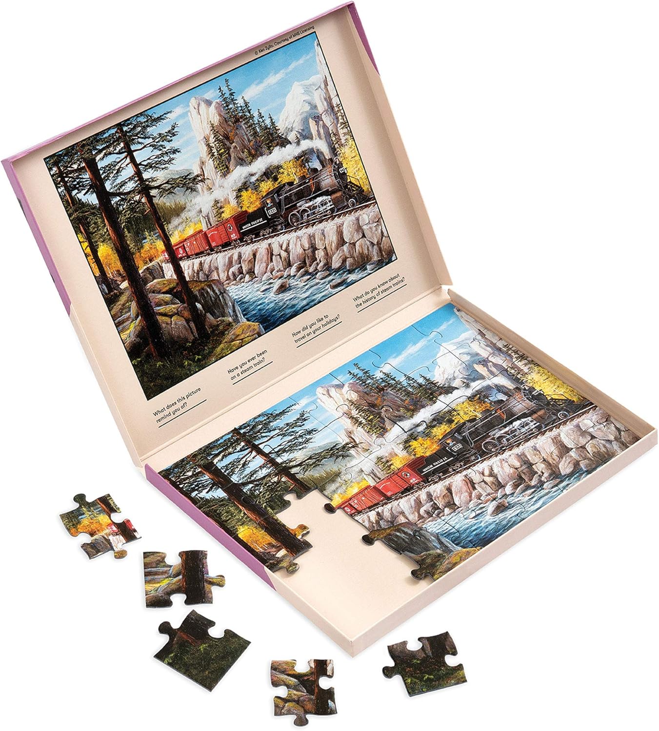 Relish 35 Piece Steam Train Dementia Jigsaw Puzzle Puzzles Activities for People with