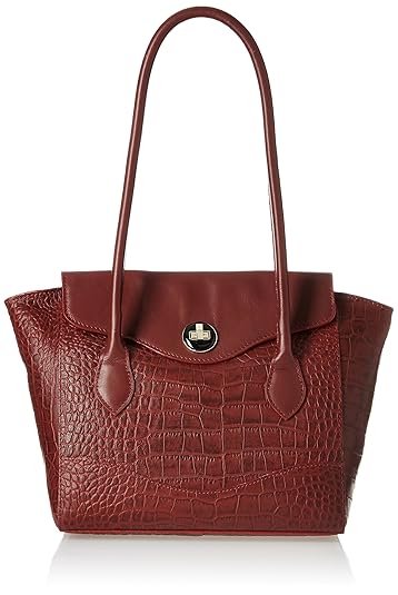 Hidesign Womens Shoulder Bag (Red)