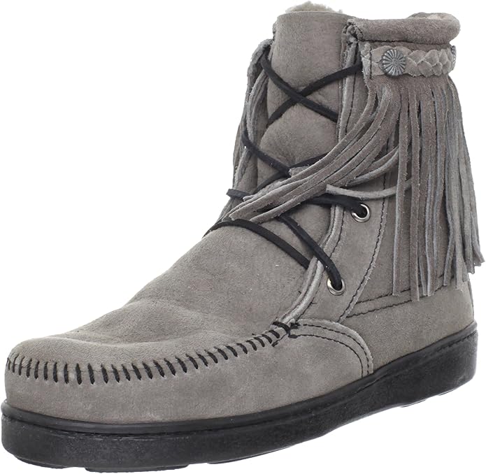 minnetonka shearling boots