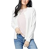 Nautica Womens Nautica Women's Ribbed Open Layering Cardigan
