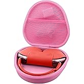khanka Hard Carrying Case for Apple AirPods Max Wireless Over-Ear Headphones,Pink Case