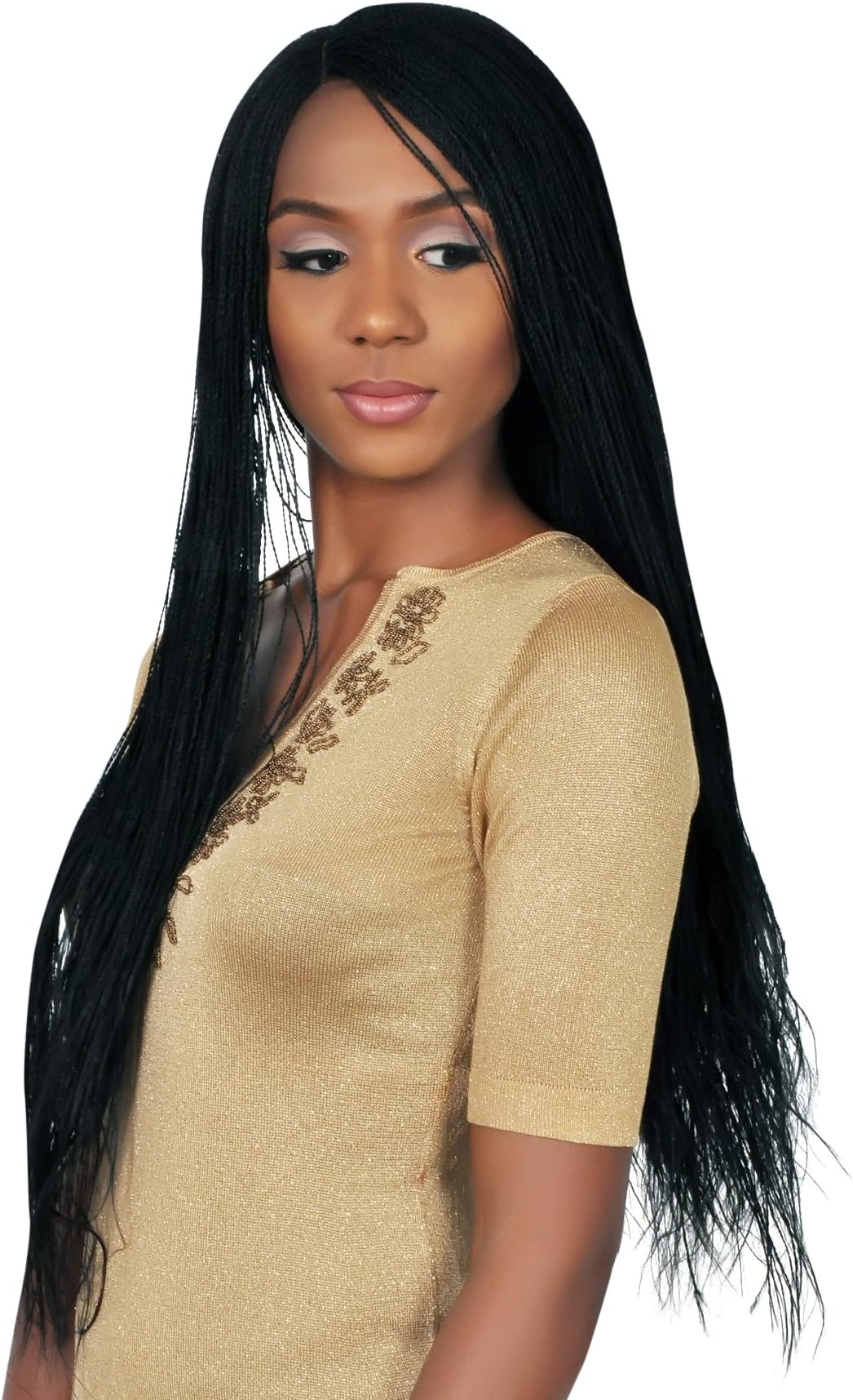 Micro Million Twist Wig - Color 1 (22 inches)