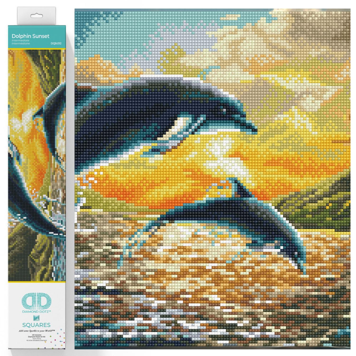 DIAMOND DOTZ DQ9 Intermediate Kit, Colourful, 42 x 31.5cm โ image 1