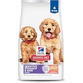 Hill's Science Diet Puppy Sensitive Stomach &amp; Skin Dry Dog Food | #1 Veterinarian Recommended, Salmon &amp; Brown Rice, 4 lb. Bag