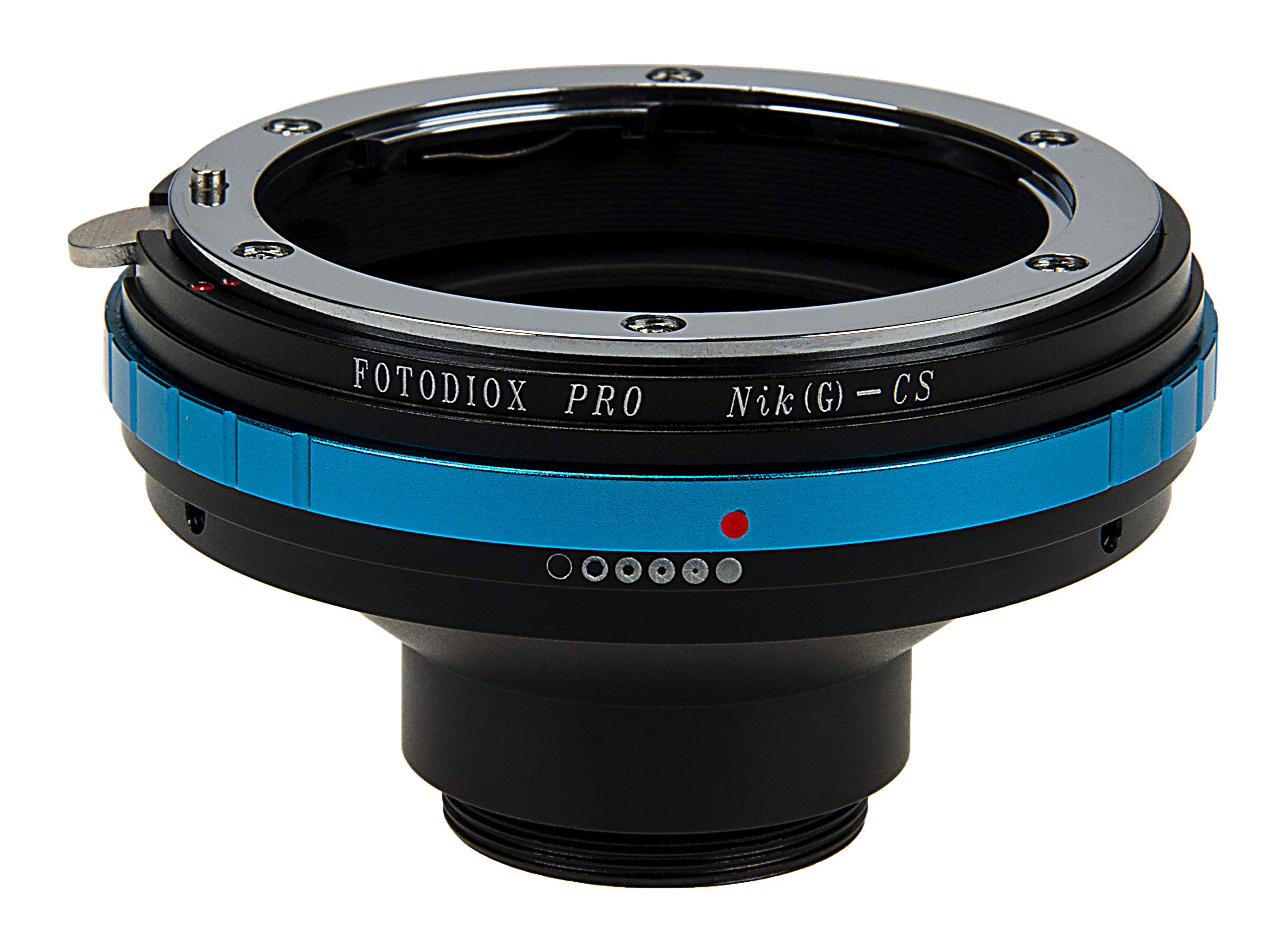 Fotodiox Pro Lens Mount Adapter Compatible with Nikon F-Mount G-Type Lenses To CS-Mount Cameras