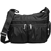 VOLGANIK ROCK Crossbody Purses for Women Shoulder Handbags Lightweight Waterproof Nylon Travel Bag Ladies Pocketbooks