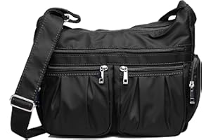 VOLGANIK ROCK Crossbody Purses for Women Shoulder Handbags Lightweight Waterproof Nylon Travel Bag Ladies Pocketbooks