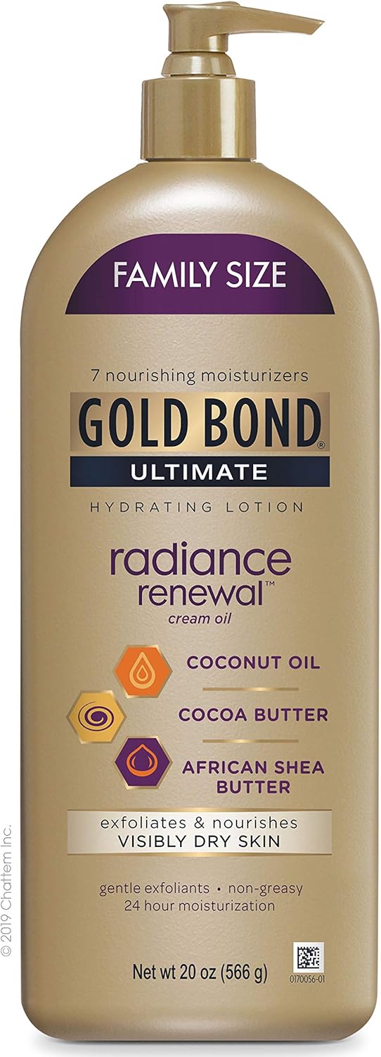 Gold Bond Ultimate Radiance Renewal Hydrating Lotion for Visibly Dry Skin, Family Size 20 oz.: Health & Personal Care