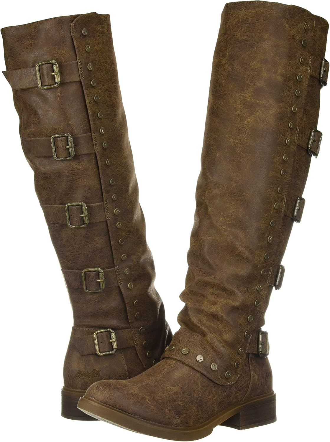blowfish rider tall boots tobacco rustic