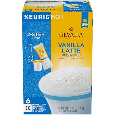 Gevalia Vanilla Latte Espresso Keurig K 