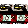 Scotch Heavy Duty 1-Inch Double-Sided Mounting Squares, 2-Pack Foam Adhesive Tape for Wall Pictures & Decor – Strong Permanent Bond for Home/Office, No Tools or Nails Needed