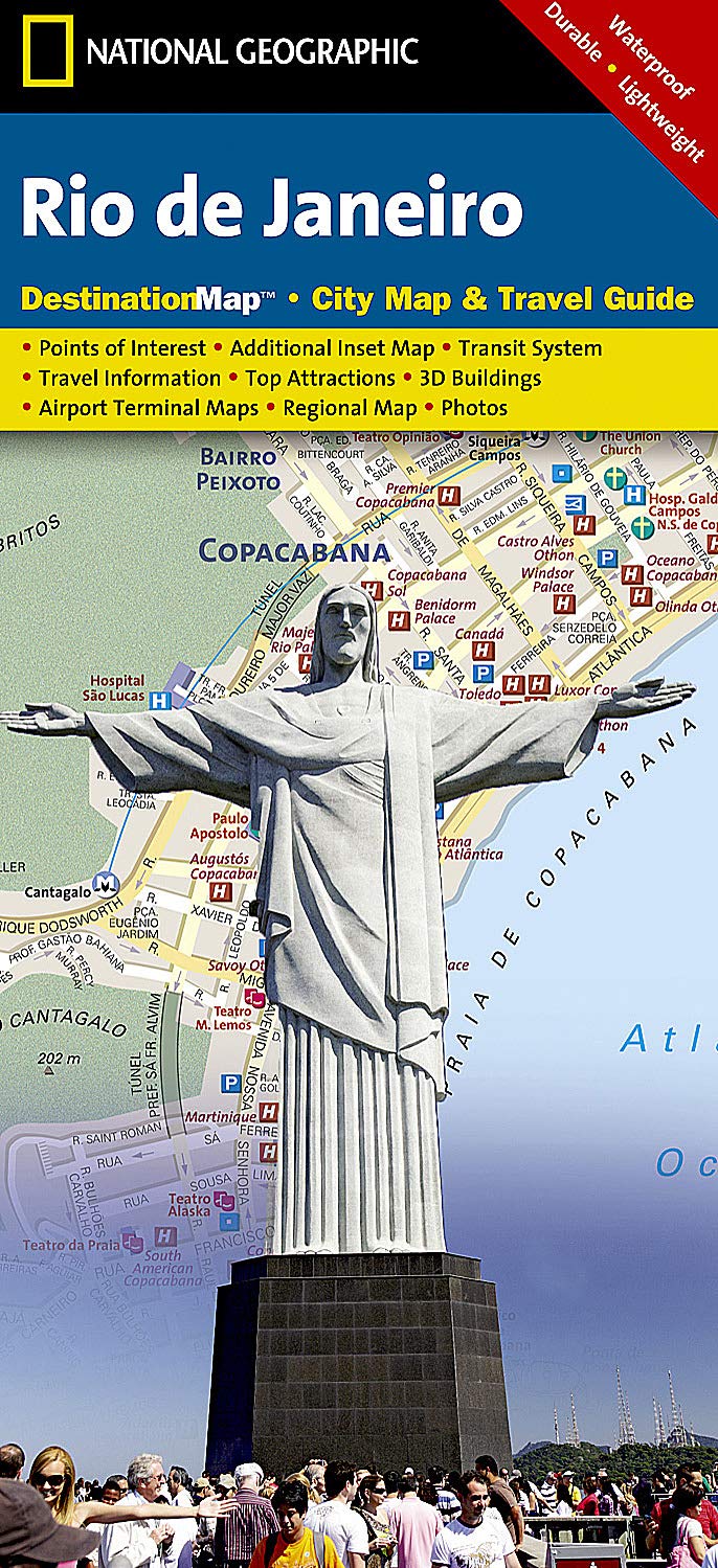 Rio De Janeiro National Geographic Destination City Map National Geographic Maps Amazon Com Books