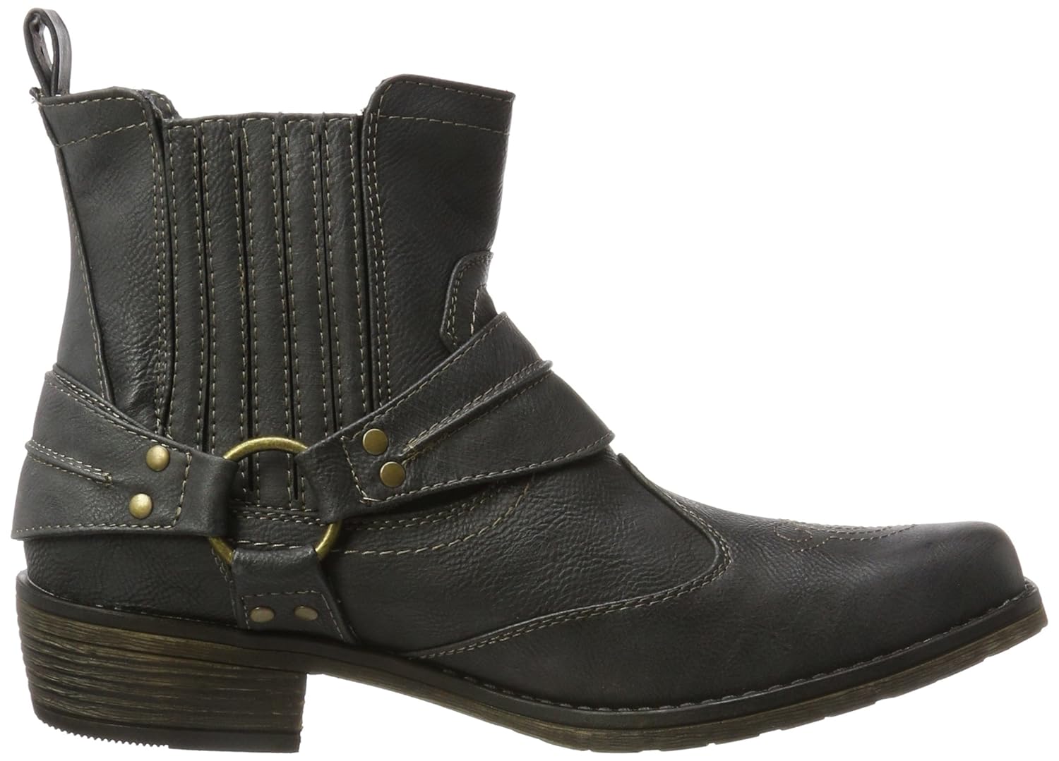 Gringos M486 Harley Mens Leather Biker Cowboy Western ...