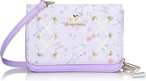 Amazon Crux 合皮ショルダーバッグ 財布一体型ミニバッグ 紫 Cutie Cloer Crux キューティ カラー クラックス ショルダーバッグ ポシェット Amazon Crux 合皮ショルダーバッグ 財布一体型ミニバッグ 紫 Cutie Cloer Crux キューティ カラー クラックス ショルダーバッグ ポシェット