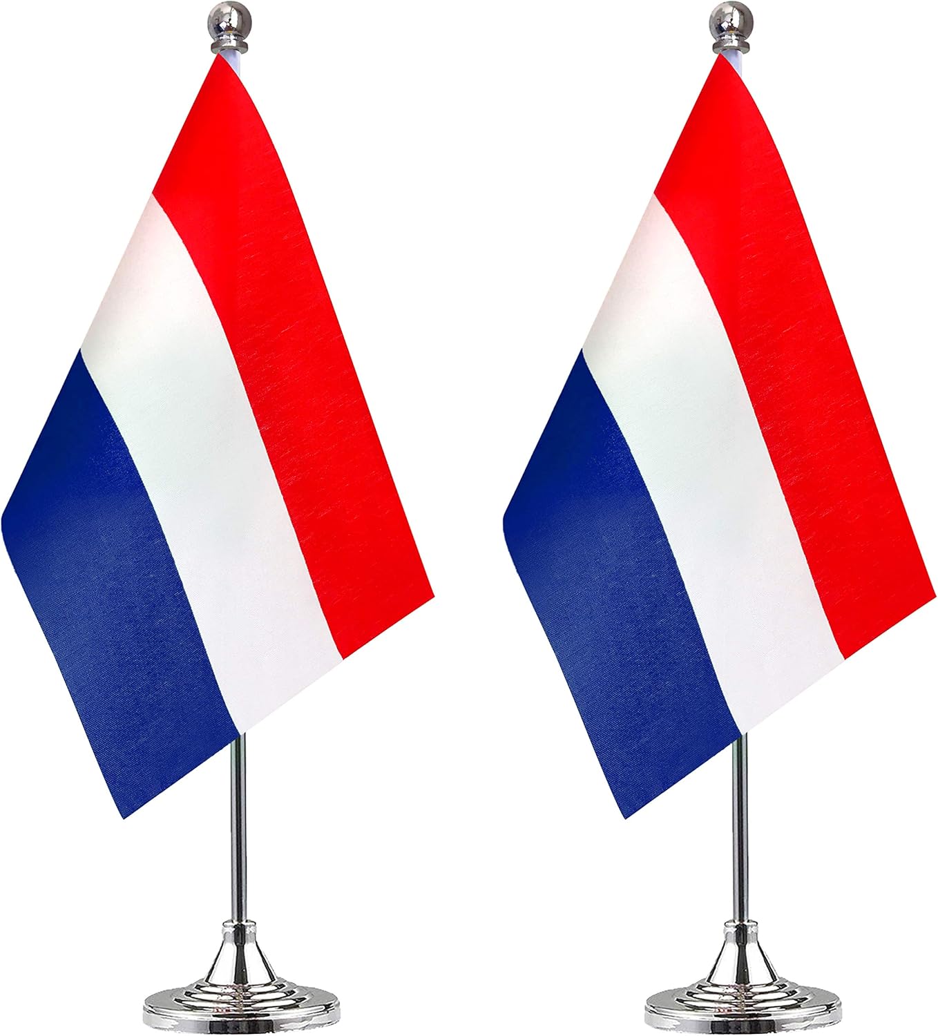 WEITBF Netherlands Desk Flag Small Mini Dutch Holland Office Table Flag with Stand Base,Dutch Holland Themed Party Decorations Celebration Event,2 Pack: Garden & Outdoor