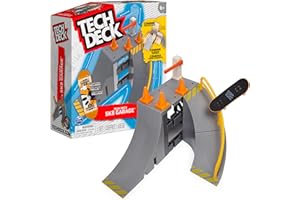 Tech Deck, Sk8 Garage X-Connect Park Creator, Customizable and Buildable Ramp Set with Exclusive Fingerboard, Kids Toy for Boys and Girls Ages 6 and up