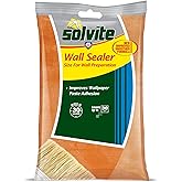 Solvite Wall Sealer, Wallpaper Prep, Improves Wallpaper Paste Adhesion, for Absorbent & Plastered Walls, Mixes in 30 Seconds,