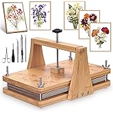 AIOWZZY Large Wooden Flower Press Kit 11" x 8" Multi-Layer Plant Press for Dried Flowers Plant Preservation for DIY Arts Dried Flowers Craft Tool