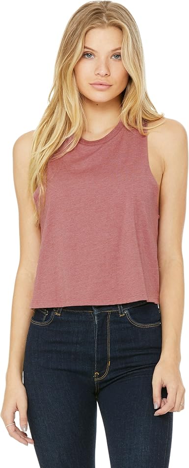 bella racerback crop