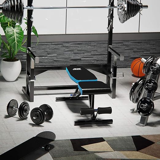 JX FITNESS Banco de Pesas multifunción Banco de musculacion Plano ...