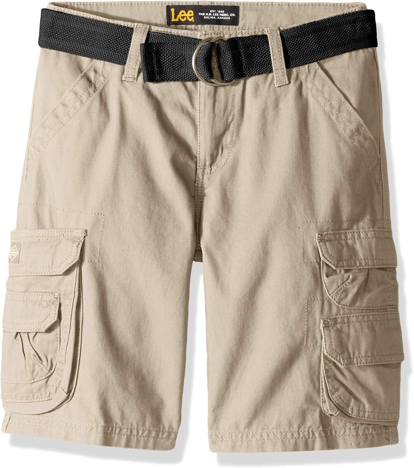 Lee Boys' Dungarees Belted Wyoming Cargo Short: Clothing