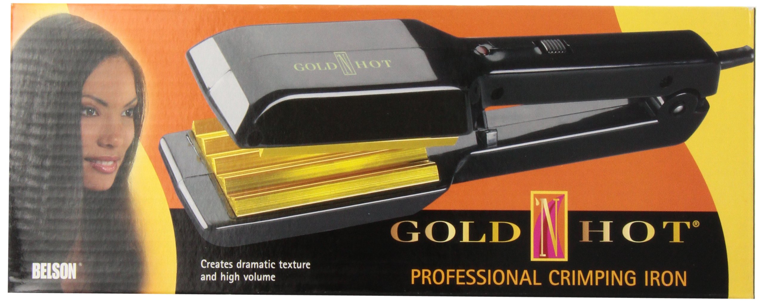 gold hot crimping iron