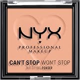 NYX Can't Stop Won't Stop Matte Powder Brightening Peach 0.28 oz